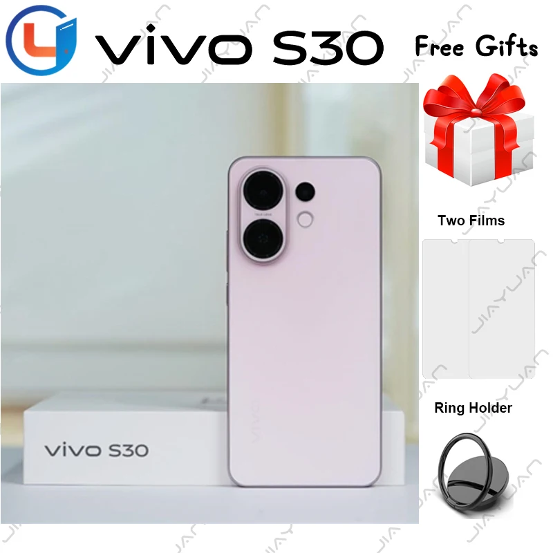 Original Vivo S30 5G Mobile Phone 6.67" 120Hz Display Snapdragon 7 Gen 4 Camera 50.0MP Battery 6500mAh Google Play Smartphone