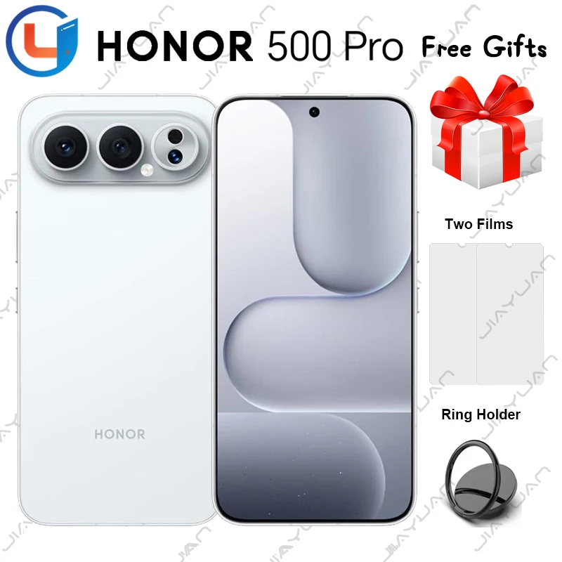 New Original HONOR 500 Pro 5G Mobile Phone 6.55" AMOLED Display Snapdragon 8 Elite Camera 200MP Battery 8000mAh Smartphone