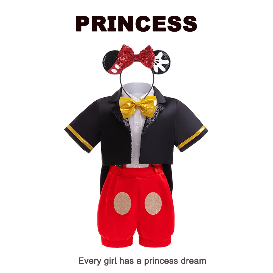 Mickey Cosplay Costume Kid Halloween Cosplay Dress Up Clothes New Arrival Surprise Birthday Gift For Baby Child Mickey Cosplay Costume Kid Halloween Cosplay Dress Up Clothes New Arrival Surprise Birthday Gift For Baby Child