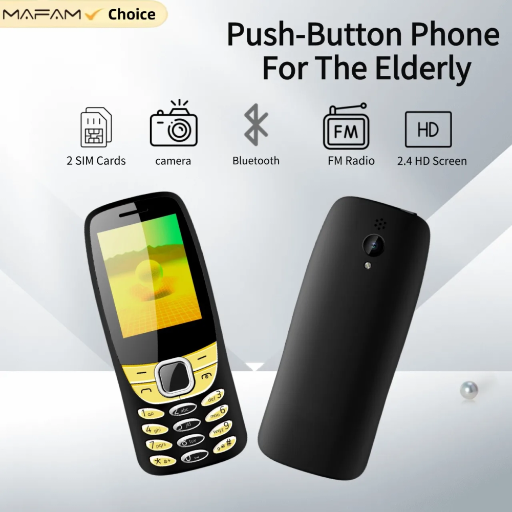 Mafam S6310 Budget Phone Large Button Senior Phone Display Bluetooth Loud Speaker 2.4" 2G GSM Large Phone For The Elderly