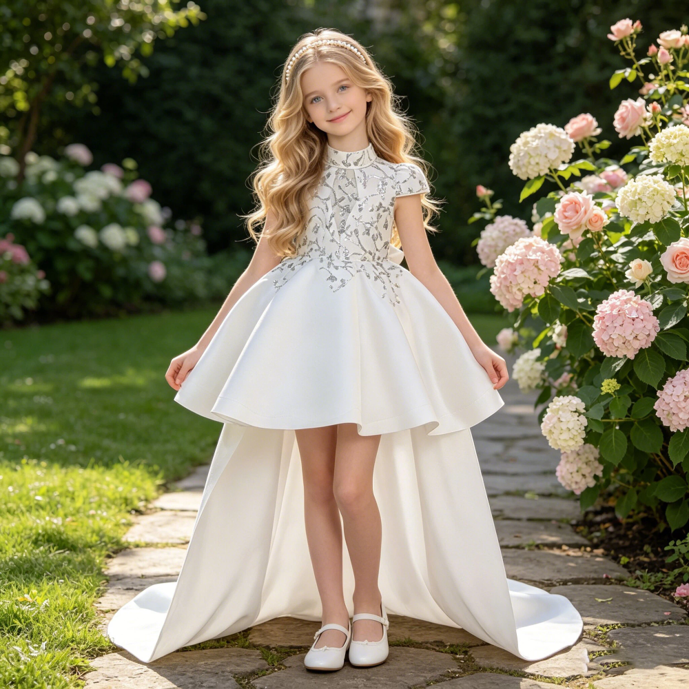 Summer Flower Baptism Party Girls Dress Elegant Wedding Bridesmaids Princess Prom Dresses Girl Birthday Pageant Evening Costumes Summer Flower Baptism Party Girls Dress Elegant Wedding Bridesmaids Princess Prom Dresses Girl Birthday Pageant Evening Costumes