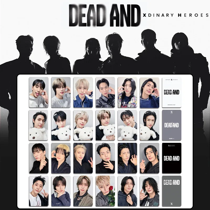 6Pcs/Set Idol Xdinary Heroes New Mini 8 Album DEAD AND Lomo Cards Postcards Gun-il Jungsu Gaon O.de JunHan Jooyeon Fans Gifts 6Pcs/Set Idol Xdinary Heroes New Mini 8 Album DEAD AND Lomo Cards Postcards Gun-il Jungsu Gaon O.de JunHan Jooyeon Fans Gifts