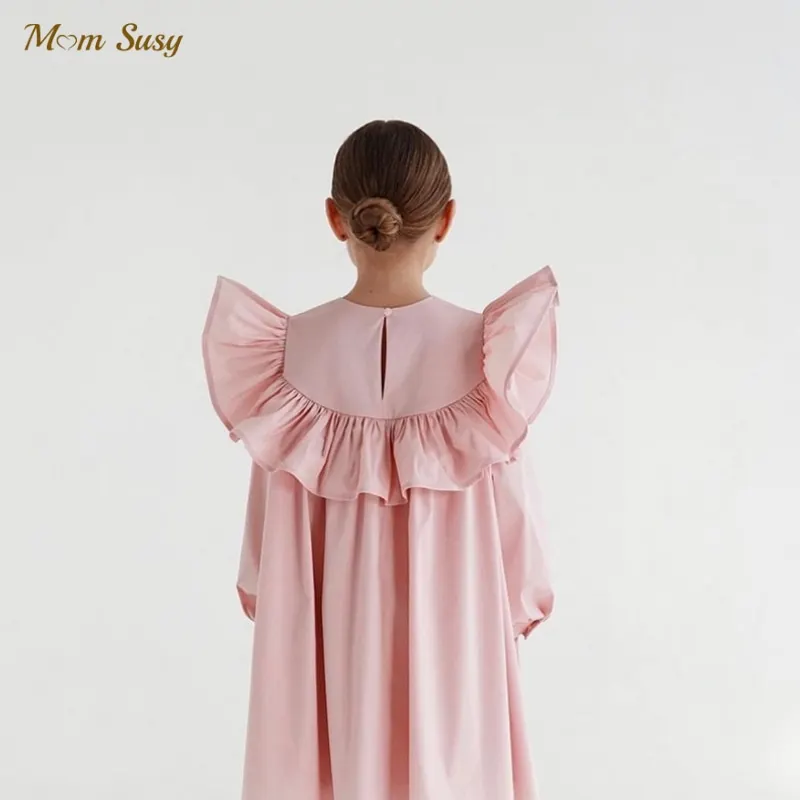 Baby Girl Cotton Princess Ruffle Dress Long Sleeve Spring Autumn Infant Toddler Girl Vestido High Quality Baby Clothes 2-10Y Baby Girl Cotton Princess Ruffle Dress Long Sleeve Spring Autumn Infant Toddler Girl Vestido High Quality Baby Clothes 2-10Y