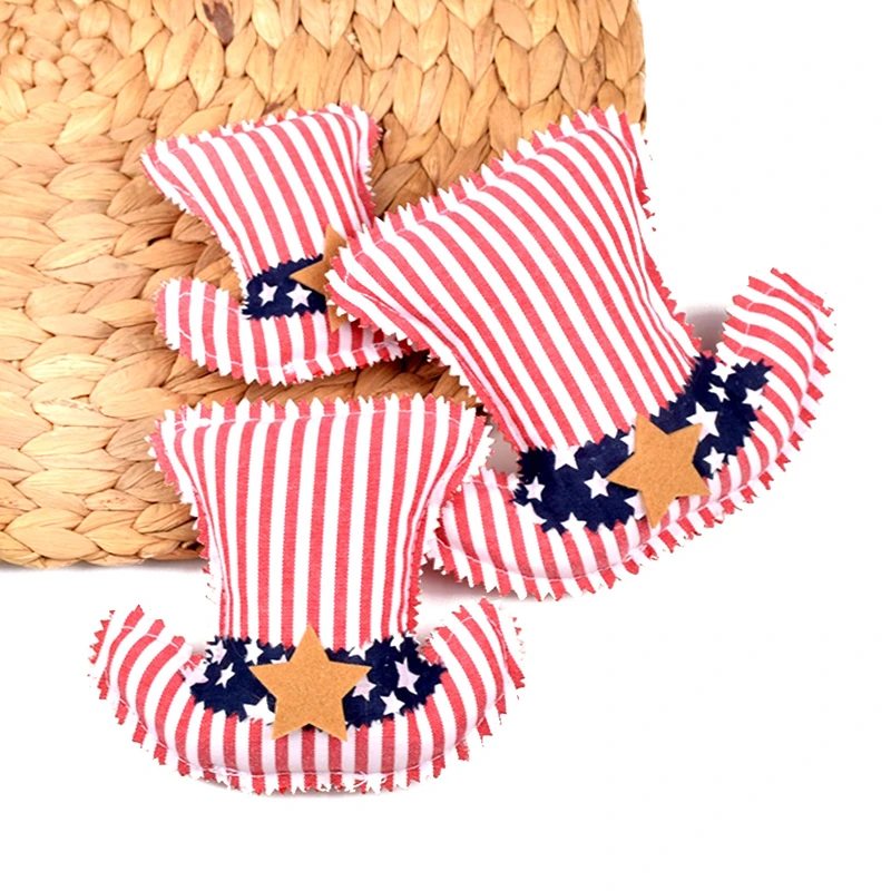 Padded Cotton Independence Day Decor Figurines Stylish Patriotic Tabletop Ornaments for European American Party Home Tray Layout Padded Cotton Independence Day Decor Figurines Stylish Patriotic Tabletop Ornaments for European American Party Home Tray Layout