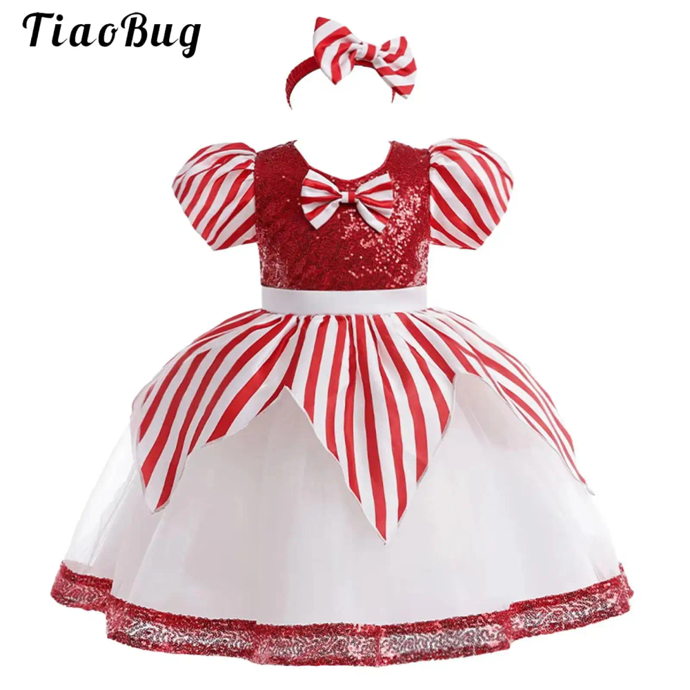 Girls Toddler Christmas Sequins Tutu Dress Candy Cane Party Princess Tulle Skirt Gymnastics Leotard Ballet Dance Performance Set Girls Toddler Christmas Sequins Tutu Dress Candy Cane Party Princess Tulle Skirt Gymnastics Leotard Ballet Dance Performance Set