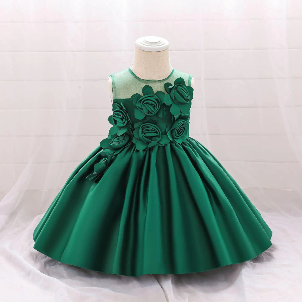 Elegant Party Flower Girls Dress Evening Costume Bow Wedding Princess Dresses Girl Summer Birthday Bridesmaid Prom Gown Vestido Elegant Party Flower Girls Dress Evening Costume Bow Wedding Princess Dresses Girl Summer Birthday Bridesmaid Prom Gown Vestido