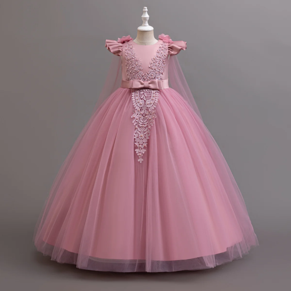 Girls Dress 2026 new baby birthday dress Fashionable flower girls elegant long dress wedding flower girl dress casual skirt Girls Dress 2026 new baby birthday dress Fashionable flower girls elegant long dress wedding flower girl dress casual skirt