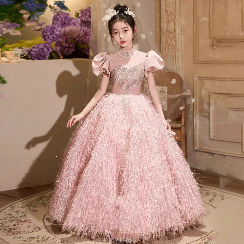 Girl Princess Dress Wedding Luxury Children Costume Girls Evening Gown Host Dresses Exclusive Gown Kid Piano Performance Outfits Girl Princess Dress Wedding Luxury Children Costume Girls Evening Gown Host Dresses Exclusive Gown Kid Piano Performance Outfits