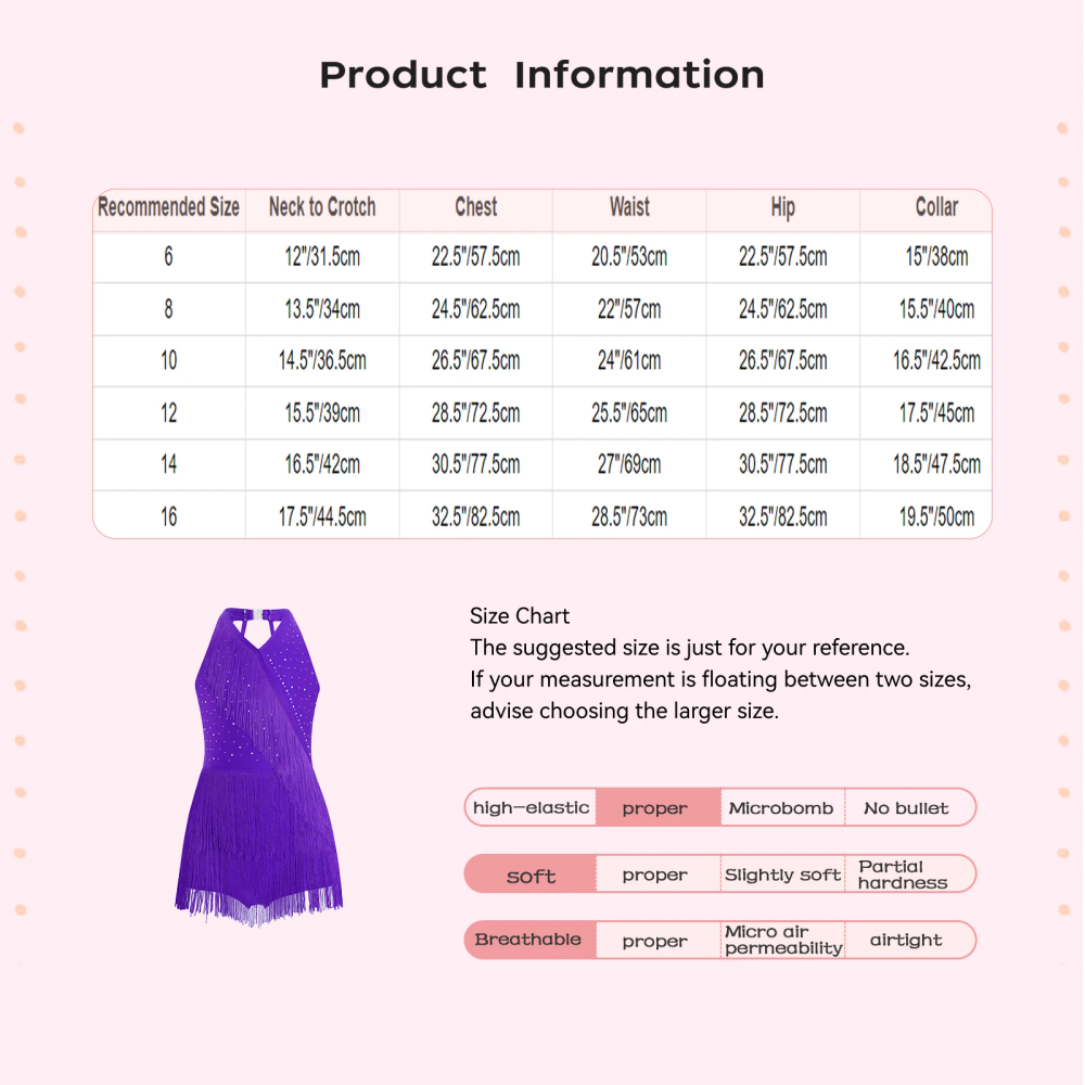 Teens Girls Rumba Chacha Latin Dance Costume Fringe Leotard Kids Sleeveless Tassel Jumpsuit Tango Dress Stage Dancewear Outfits Teens Girls Rumba Chacha Latin Dance Costume Fringe Leotard Kids Sleeveless Tassel Jumpsuit Tango Dress Stage Dancewear Outfits