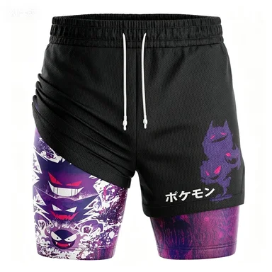2026 Summer Fashionable Anime Print Two-piece Beach Pants 2026 Summer Fashionable Anime Print Two-piece Beach Pants