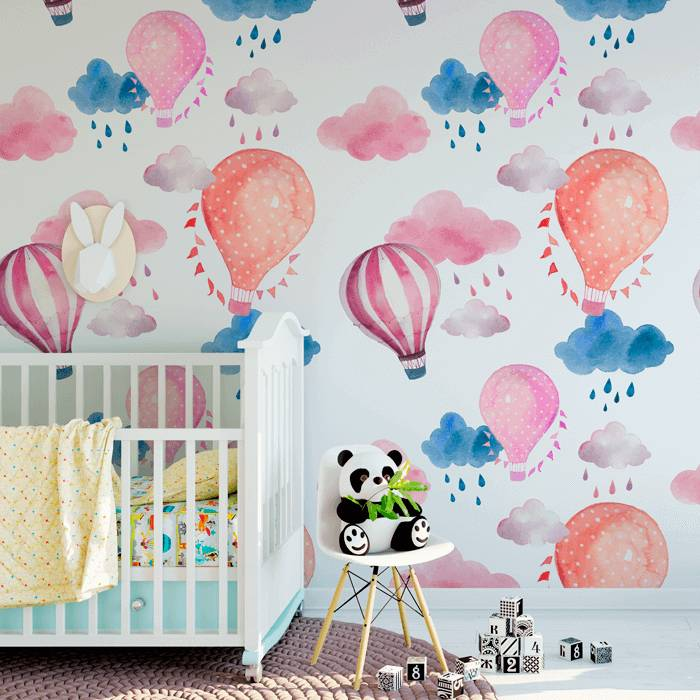 Papel de Parede Infantil Balão N3971 Papel de Parede Infantil Balão N3971