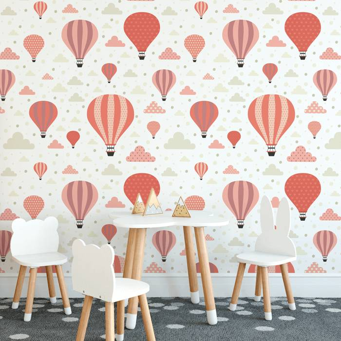 Papel de Parede Infantil Balão N3972 Papel de Parede Infantil Balão N3972