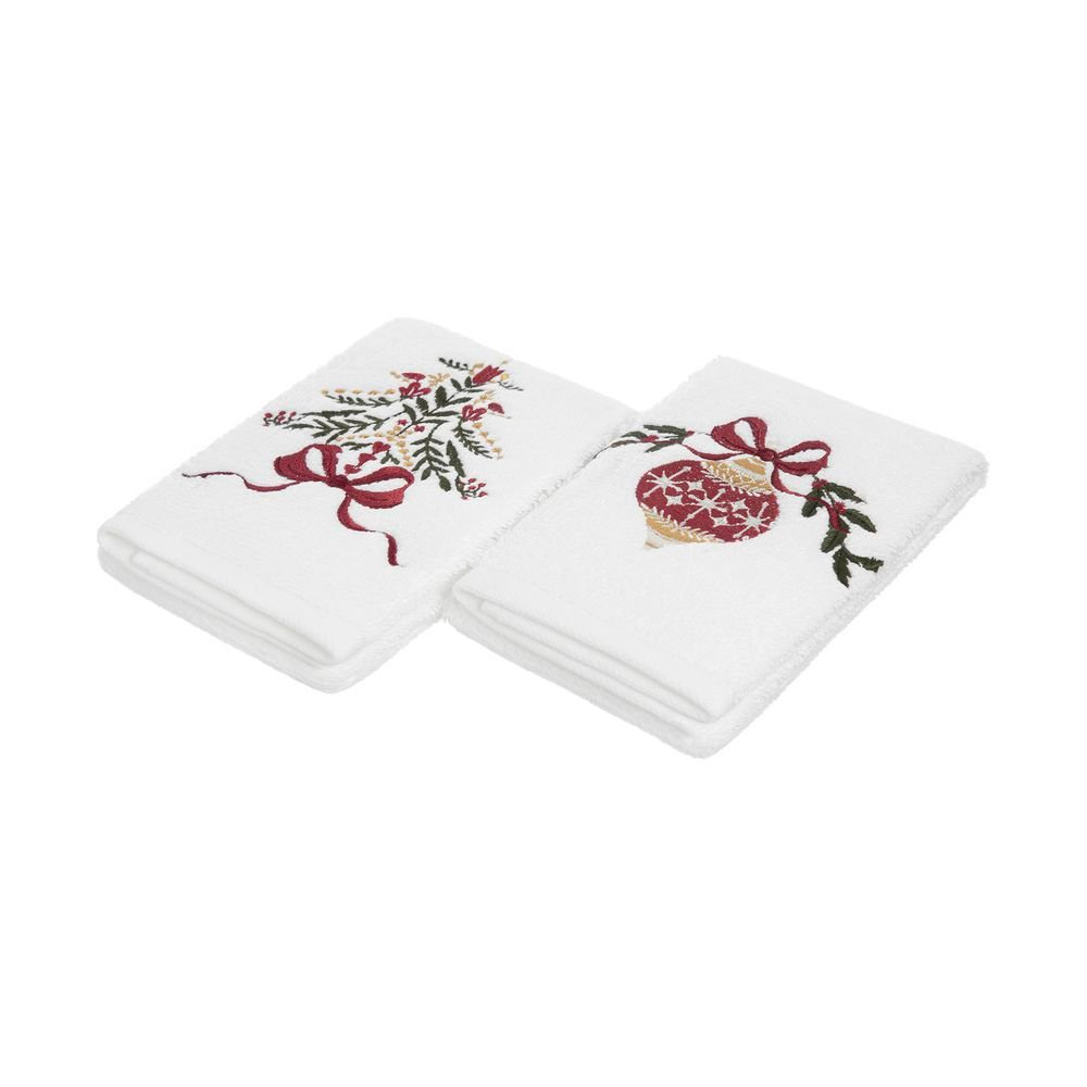 Jogo de Toalha de Lavabo Natal Home Style by Trussardi Jolie Jogo de Toalha de Lavabo Natal Home Style by Trussardi Jolie