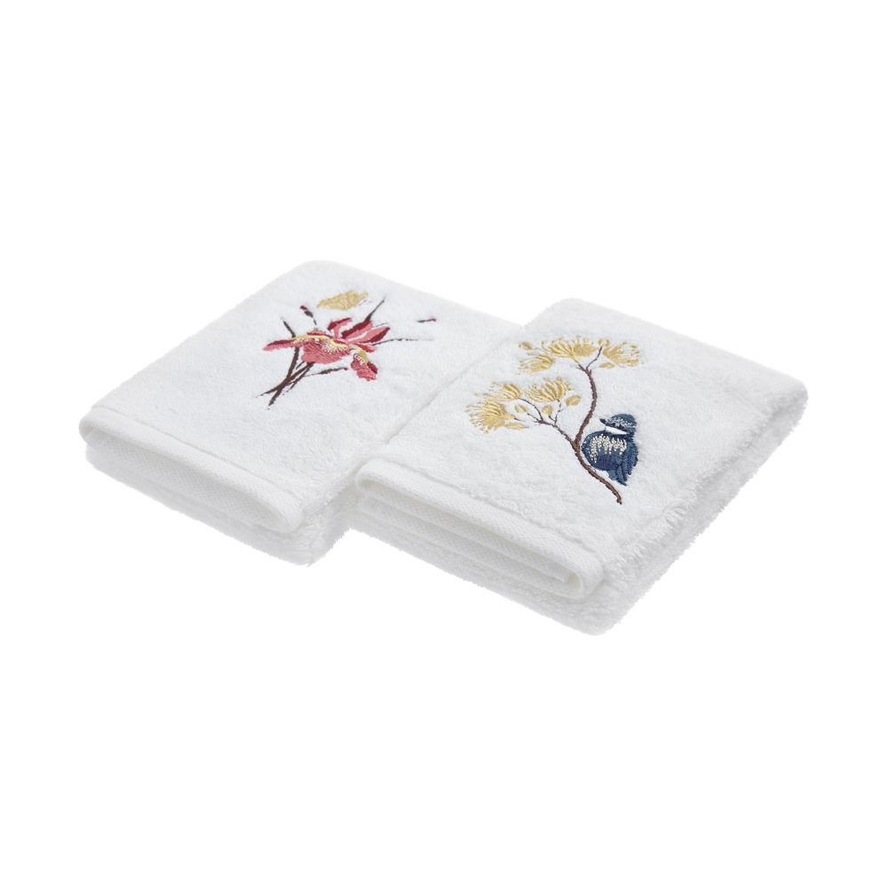 Jogo de Toalha para Lavabo Home Style By Trussardi Rami Jogo de Toalha para Lavabo Home Style By Trussardi Rami