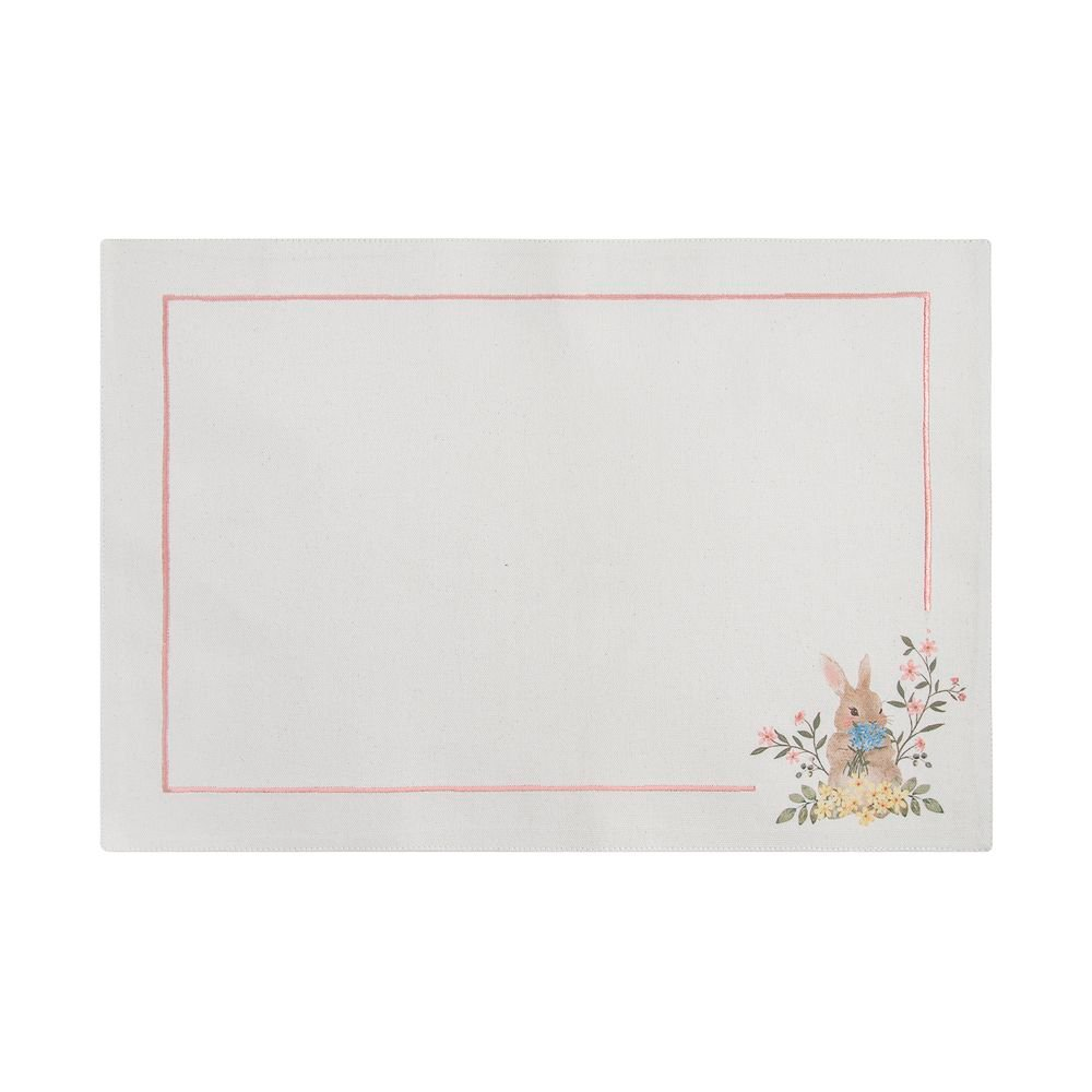 Lugar Americano Home Syle Aquarelle Páscoa 50 cm x 35 cm Lugar Americano Home Syle Aquarelle Páscoa 50 cm x 35 cm