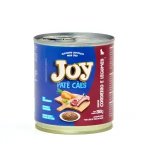 Ração Úmida Joy Patê para Cães Adultos Cordeiro e Legumes - 280 g Ração Úmida Joy Patê para Cães Adultos Cordeiro e Legumes - 280 g