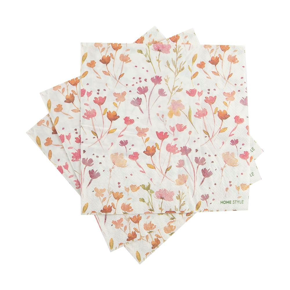 Guardanapo descartável Home Style Fiorelina 33 cm x 33 cm Guardanapo descartável Home Style Fiorelina 33 cm x 33 cm