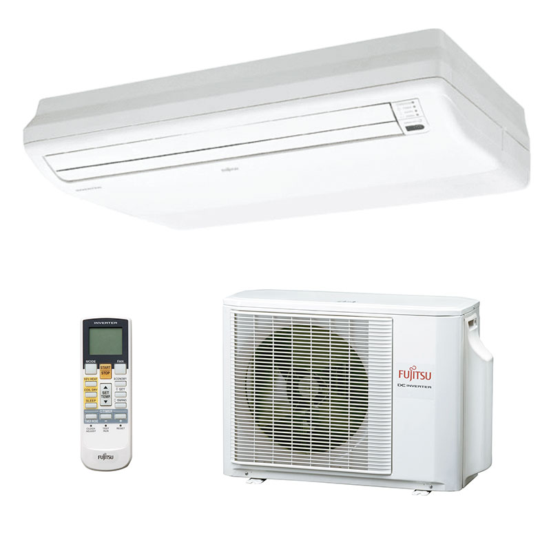 Ar Condicionado Split Piso Teto Inverter Fujitsu 17000 Btus Quente/Frio 220V 1F ABBF18LAT