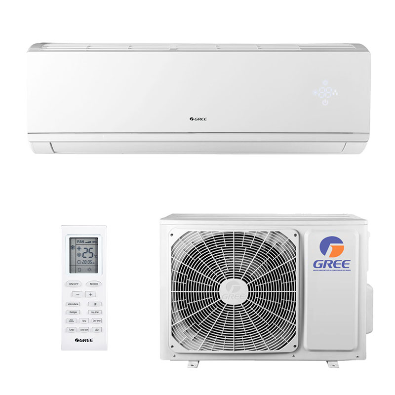 Ar Condicionado Split Hw Inverter Eco Garden Gree 18000 Btus Quente/frio 220V Monofasico GWH18QD-D3DNB8M