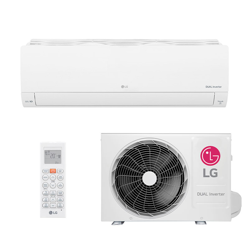 Ar Condicionado Split Hw Lg Dual Voice Inverter 24.000 Frio 220V Monofásico S4NQ24K231D.EB2GAMZ