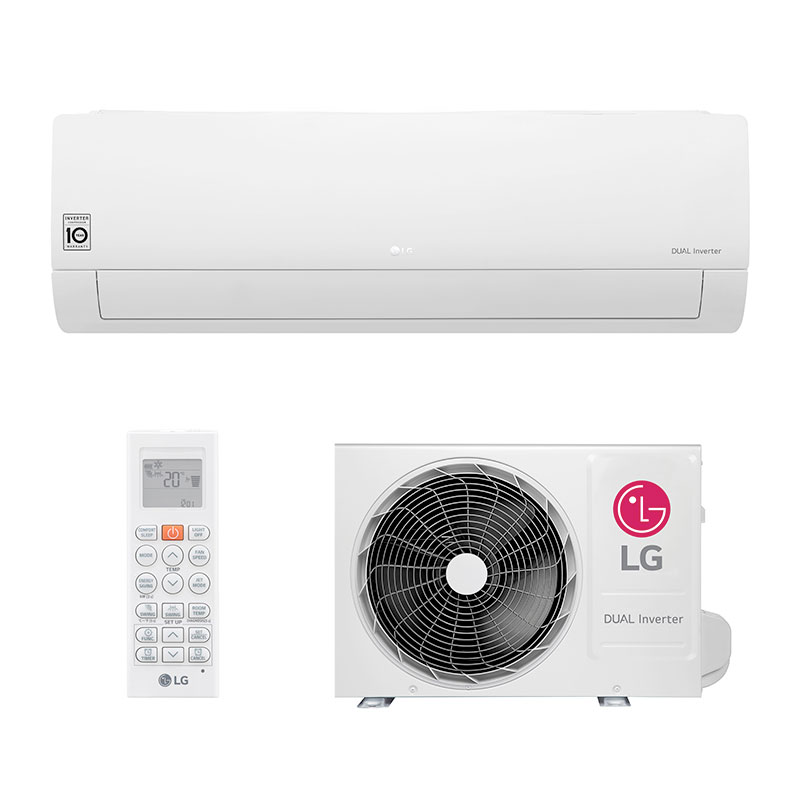 Ar Condicionado Split Hw Dual Inverter Compact Lg 11000 Btus Frio 220V Monofasico S4NQ12JA3AD.EB2GAMZ