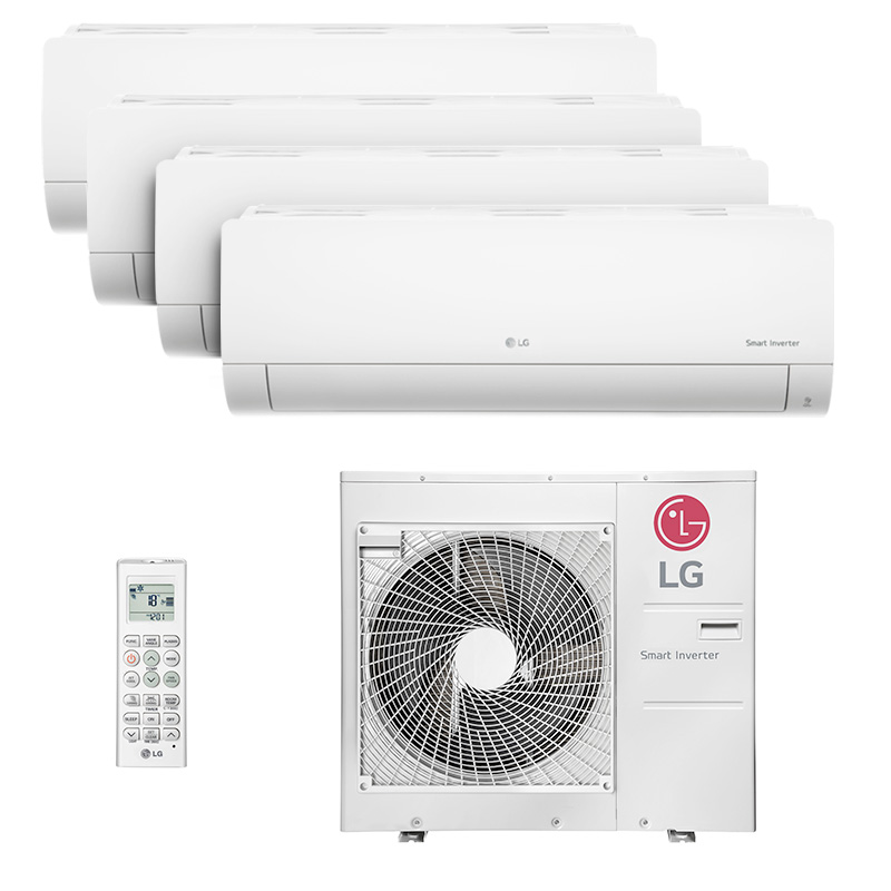 Ar Condicionado Multi Quadri Split Hw Inverter Lg 3x9000+1x18000 Btus Quente/Frio 220V Monofasico A4UW30GFA2.AWGZBRZ