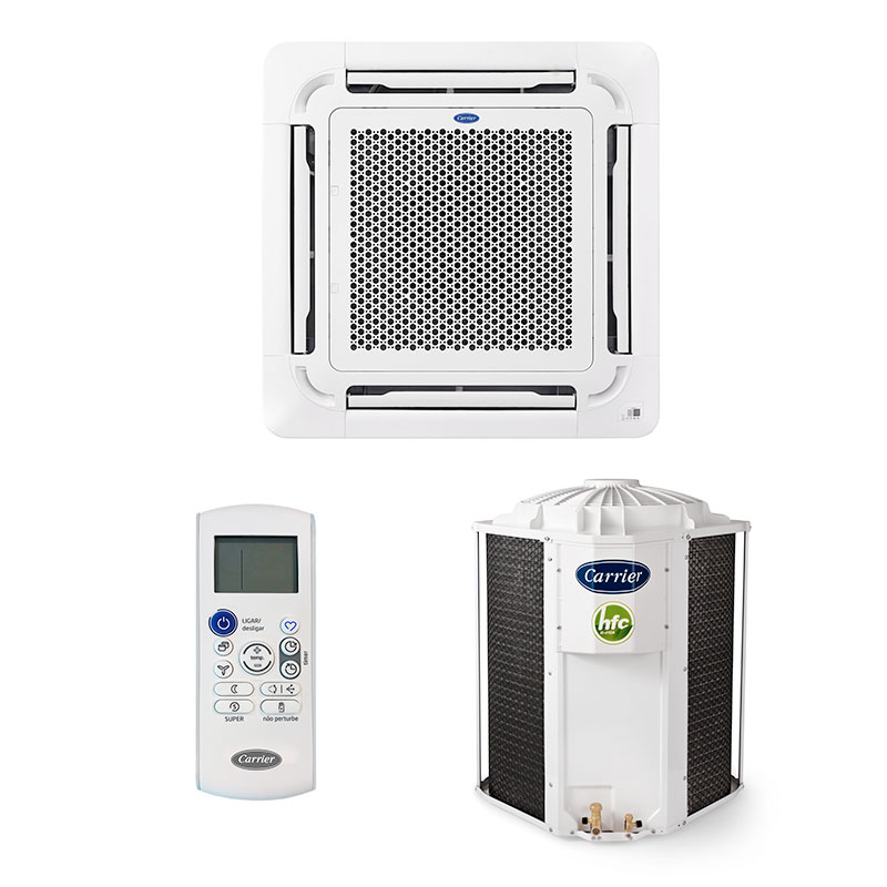 Ar Condicionado Split Cassete On/off Carrier 24000 Btus Frio 220V Monofasico 40KWQU24C5