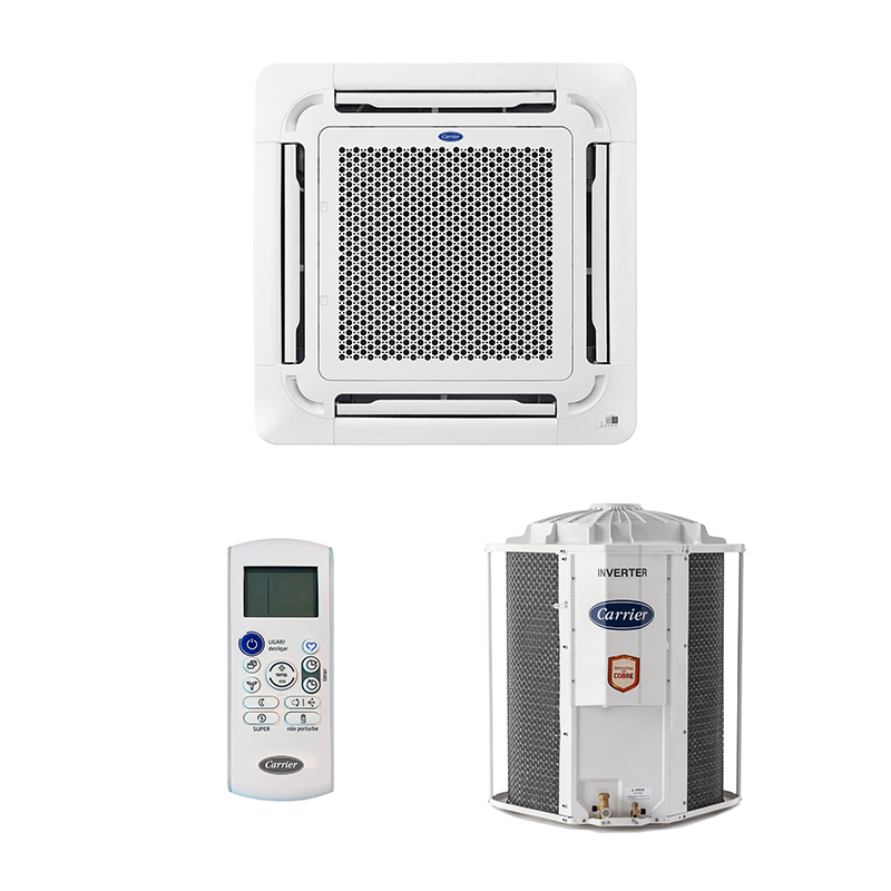 Ar Condicionado Split Cassete Inverter Carrier 36000 Btus Frio 220V Monofasico 40KVQB36C5