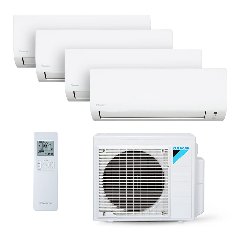 Ar Condicionado Multi Quadri Split Inverter Daikin 28.000 Btus (4x Evap 9.000) Quente/Frio 220V Monofásico Ar Condicionado Multi Quadri Split Inverter Daikin 28.000 Btus (4x Evap 9.000) Quente/Frio 220V Monofásico