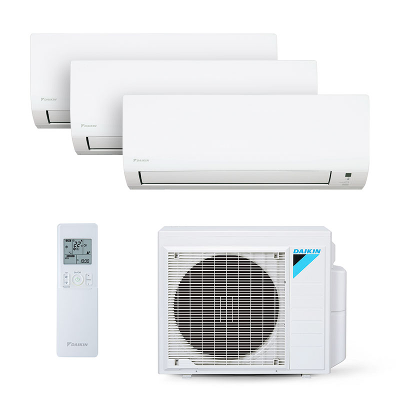 Ar Condicionado Multi Split Tri Inverter Daikin 24.000 Btus (3x Evap 9.000) Quente/Frio 220V Monofásico Ar Condicionado Multi Split Tri Inverter Daikin 24.000 Btus (3x Evap 9.000) Quente/Frio 220V Monofásico