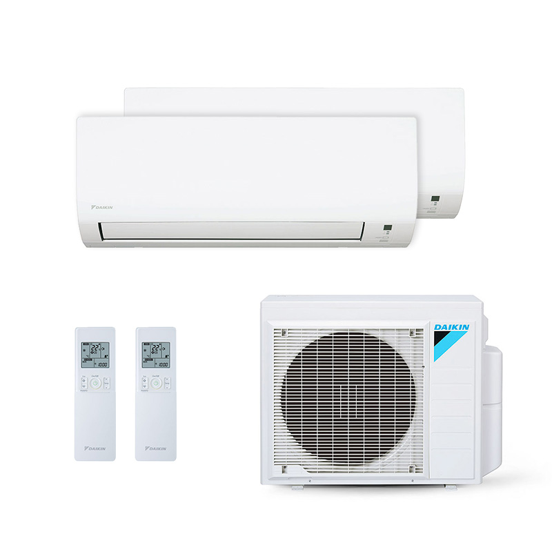 Ar Condicionado Multi Bi Split Inverter Daikin 18.000 Btus (1 Evap 9.000 e 1 Evap 12.000) Quente/Frio 220V Monofásico Ar Condicionado Multi Bi Split Inverter Daikin 18.000 Btus (1 Evap 9.000 e 1 Evap 12.000) Quente/Frio 220V Monofásico