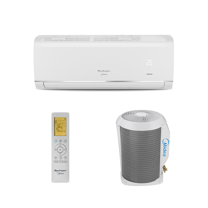 Ar Condicionado Split Hw Inverter Airvolution Springer Midea 22000 Btus Quente/Frio 220V Monofasico 42AFVQG22S5