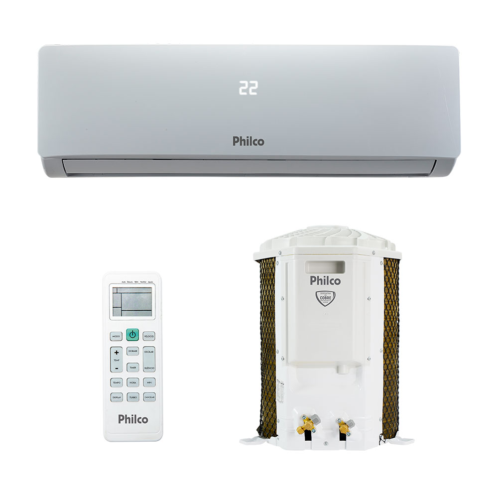 Ar Condicionado Split Hw On/off Philco 12000 Btus Quente/frio 220V Monofásico PAC12000TQFM12