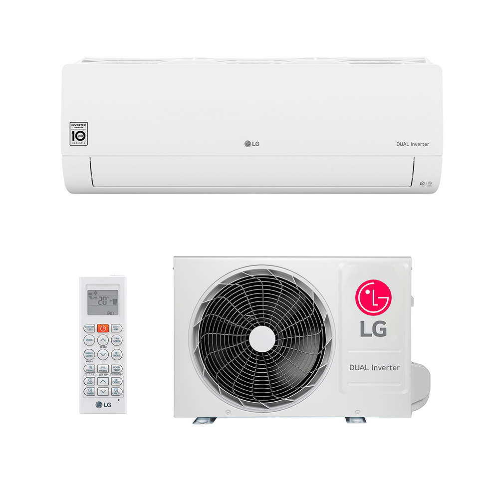 Ar Condicionado Split Hw LG Dual Voice Inverter 12000 Btus Frio 127V Monofásico S4NQ12JA31G.EB1GAMZ