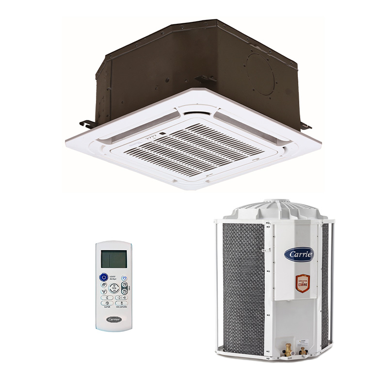 Ar Condicionado Split Cassete Onoff Carrier 18000 Btus Frio 220V Monofásico 40KWQX18C5