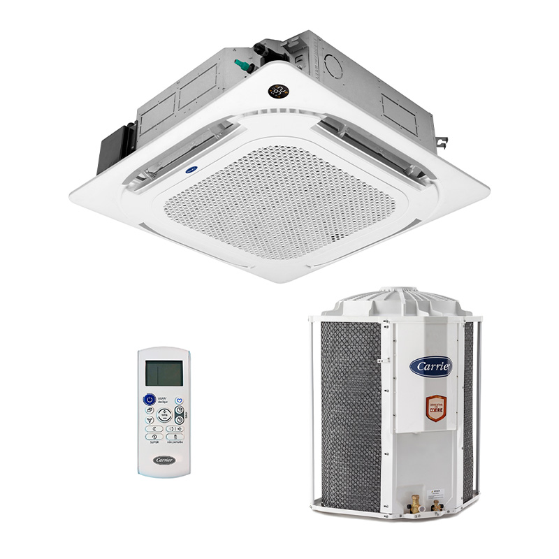 Ar Condicionado Split Cassete On/off Carrier 46000 Btus Frio 220V Trifásico 40KWQX48C5