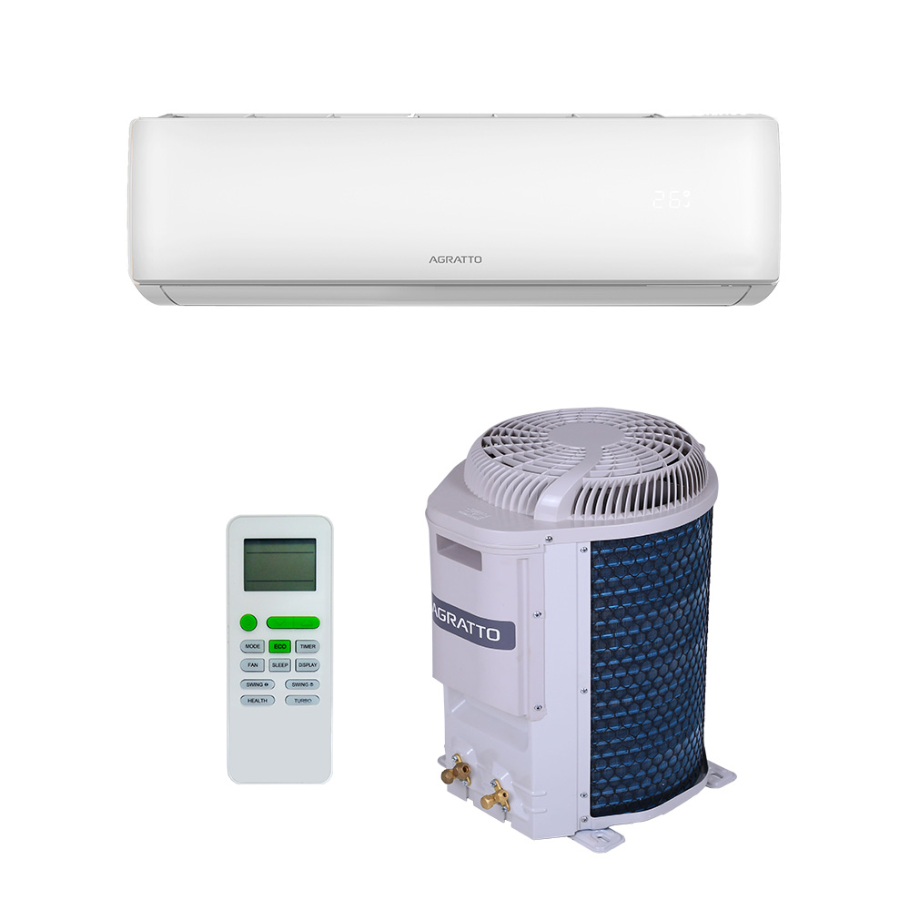 Ar Condicionado Split Hi Wall On/off Agratto One Top 12000 Btus Quente/frio 220V Monofásico ACST12QFI R402 Ar Condicionado Split Hi Wall On/off Agratto One Top 12000 Btus Quente/frio 220V Monofásico ACST12QFI R402