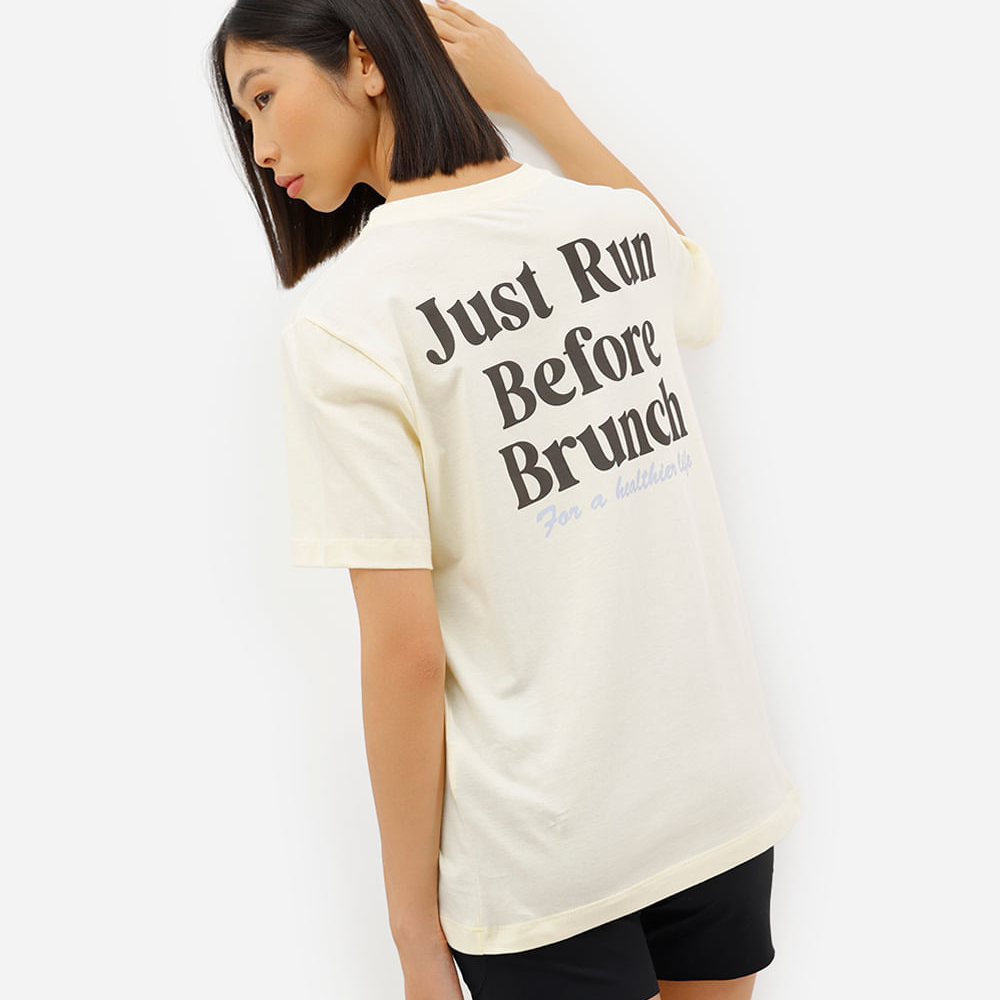 Camiseta feminina oversized local just run amarela Camiseta feminina oversized local just run amarela