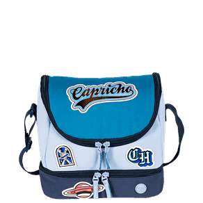 Lancheira 2 Compartimentos Capricho Class Cosmic Patches - Azul Lancheira 2 Compartimentos Capricho Class Cosmic Patches - Azul