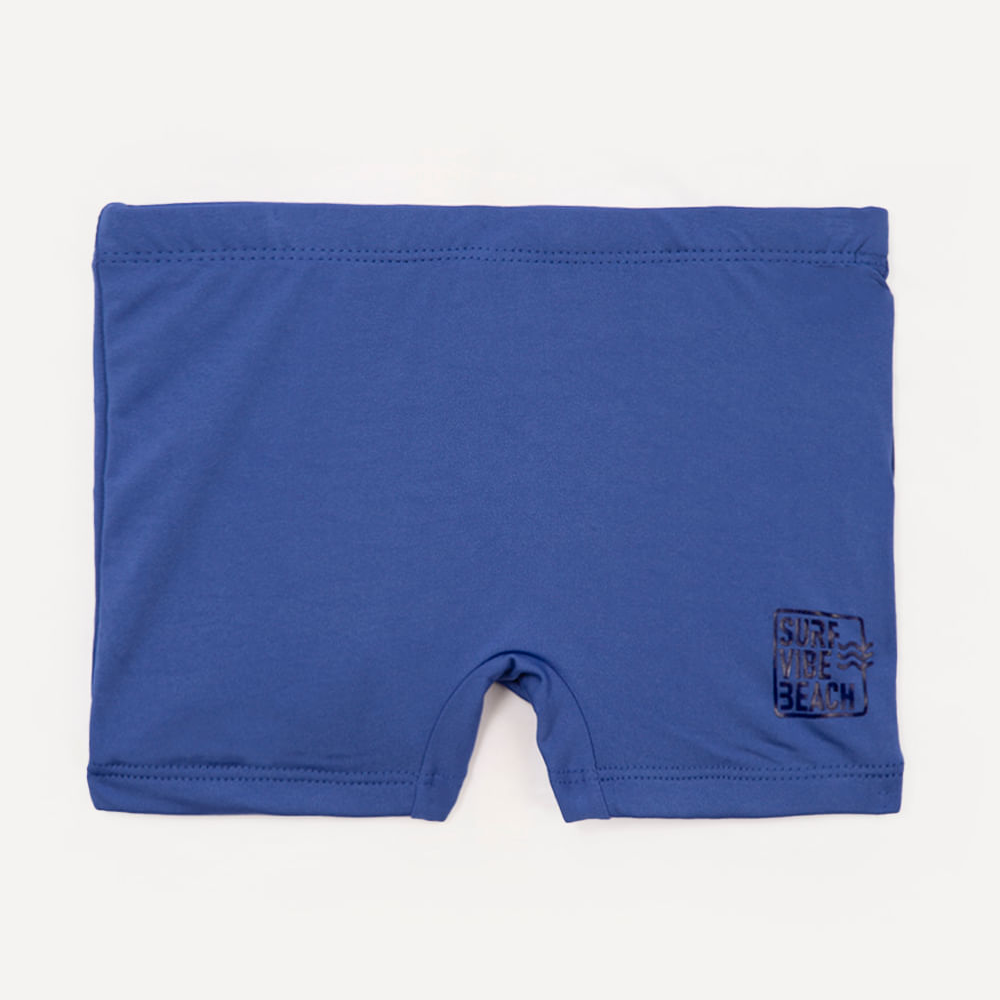 Sunga boxer infantil surf vibe azul Sunga boxer infantil surf vibe azul