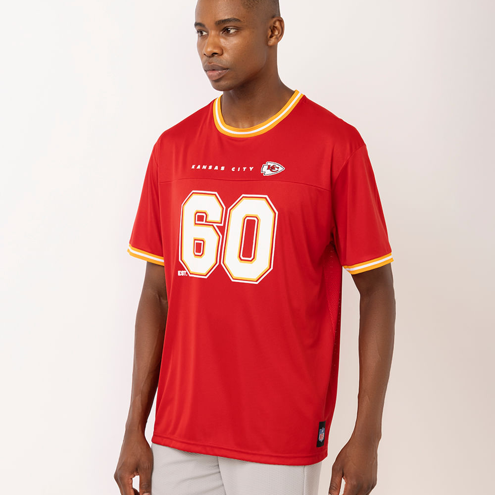 Camiseta masculina oversized nfl chiefs vermelha Camiseta masculina oversized nfl chiefs vermelha