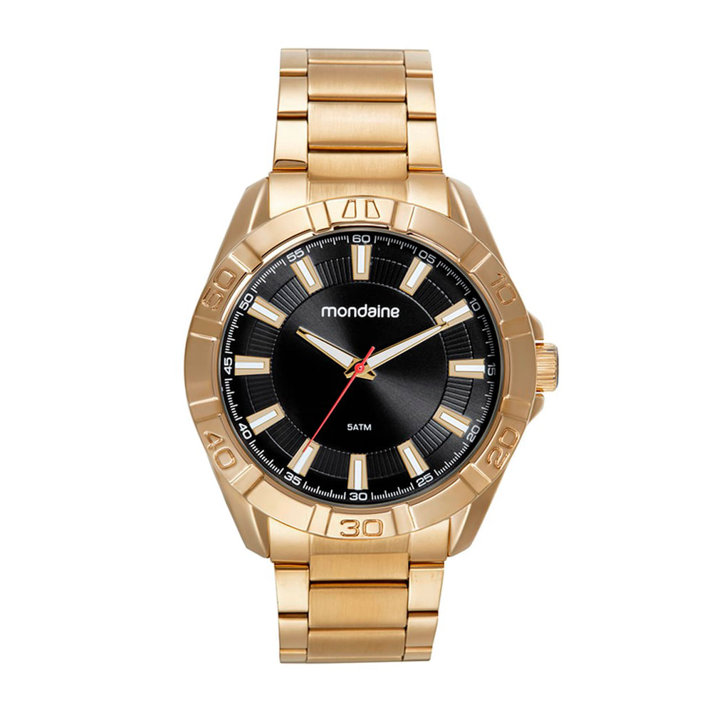 Relógio mondaine analógico 32653gpmvde1k dourado Relógio mondaine analógico 32653gpmvde1k dourado
