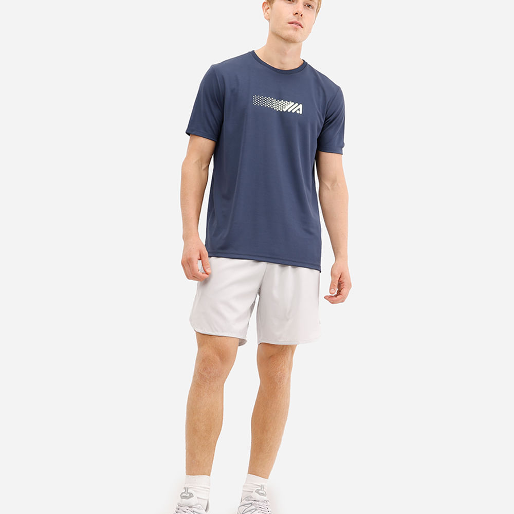 Camiseta masculina esportiva manga curta azul Camiseta masculina esportiva manga curta azul