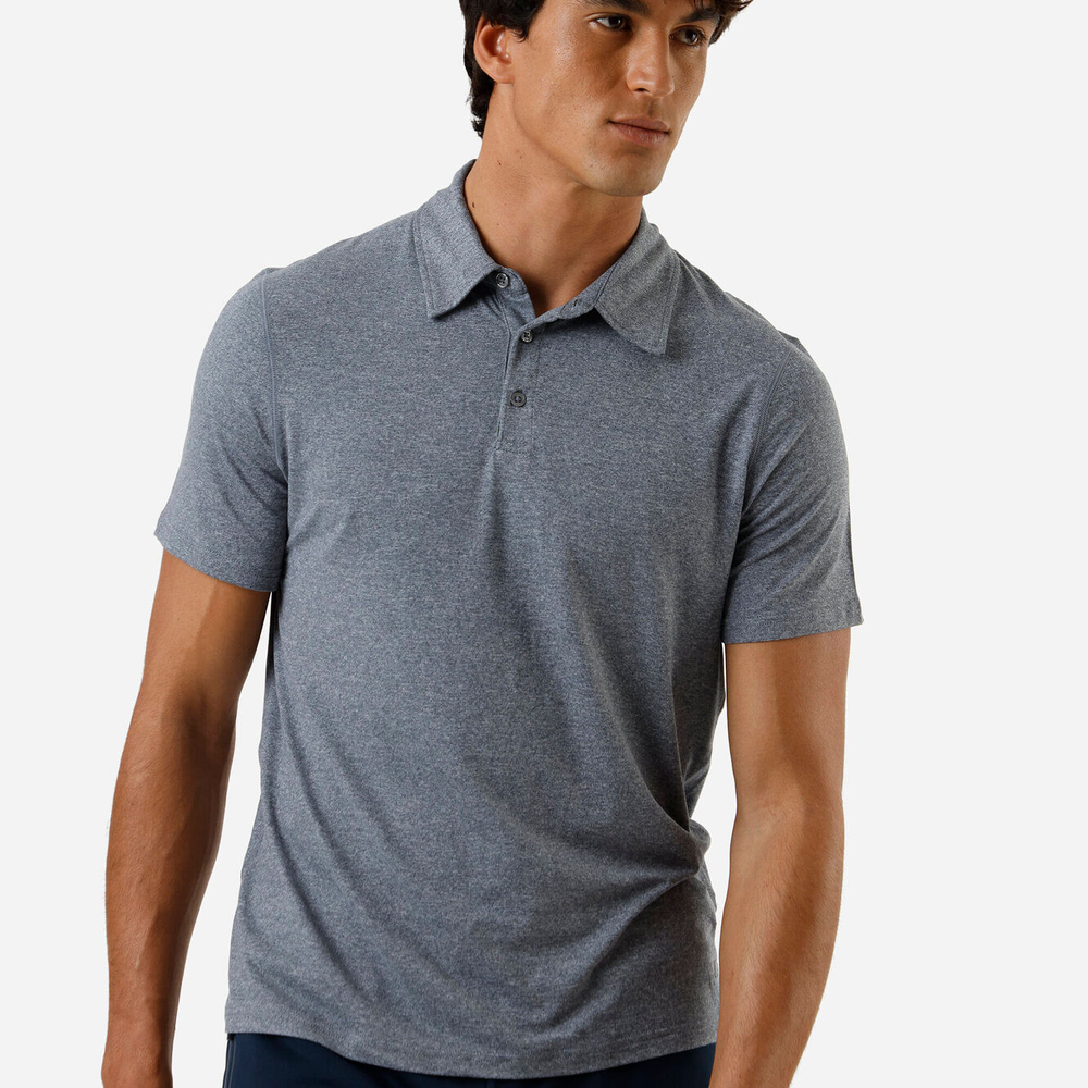 Polo masculina manga curta azul Polo masculina manga curta azul