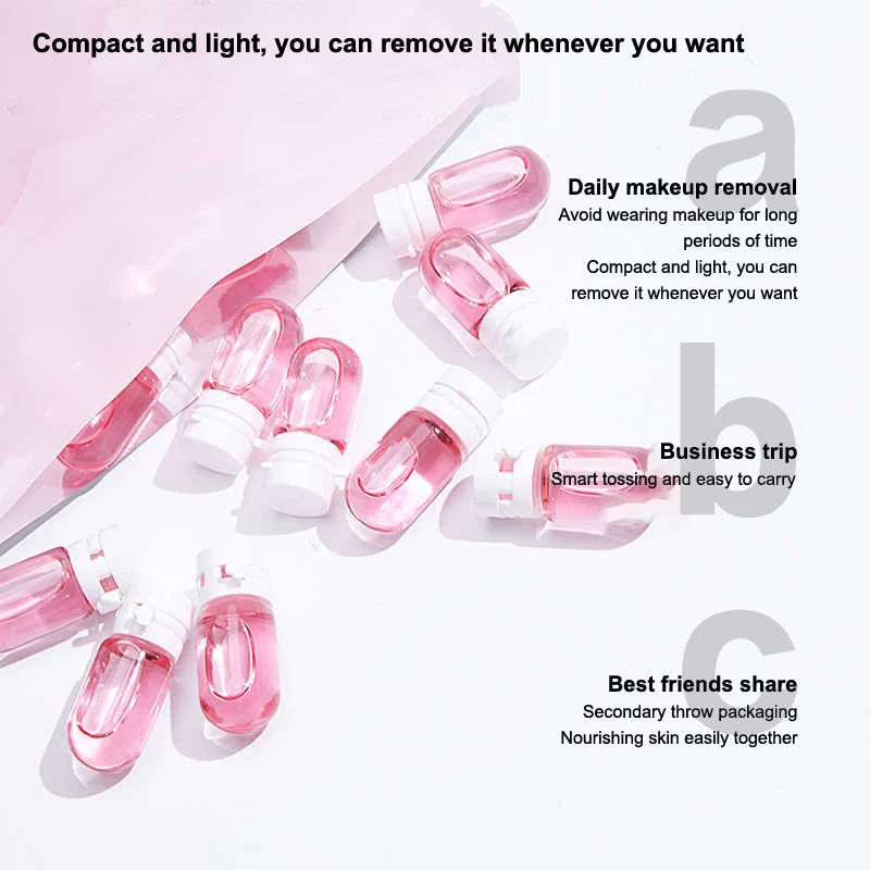 7/10/30pcs Portable Single Makeup Remover Oil Cleansing Oil Camellia Secondary Facial Cleanser Deep Gentle Cleansing Travel 7/10/30pcs Portable Single Makeup Remover Oil Cleansing Oil Camellia Secondary Facial Cleanser Deep Gentle Cleansing Travel
