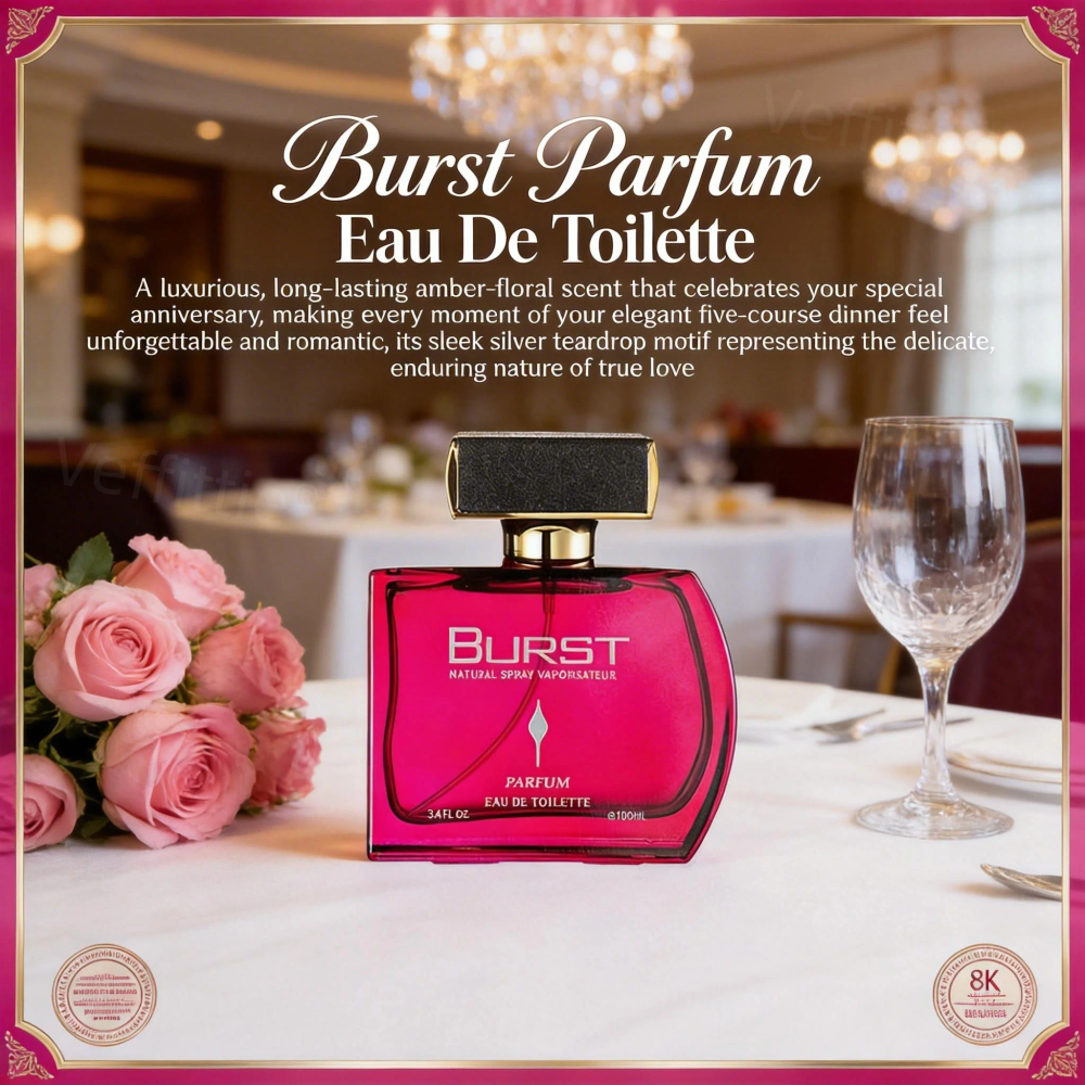 Romantic Caramel Bloom 100ml Eau De Toilette, Long Lasting Sweet Fragrance, Date Night, Intimate Moments, Romantic Evening Blend