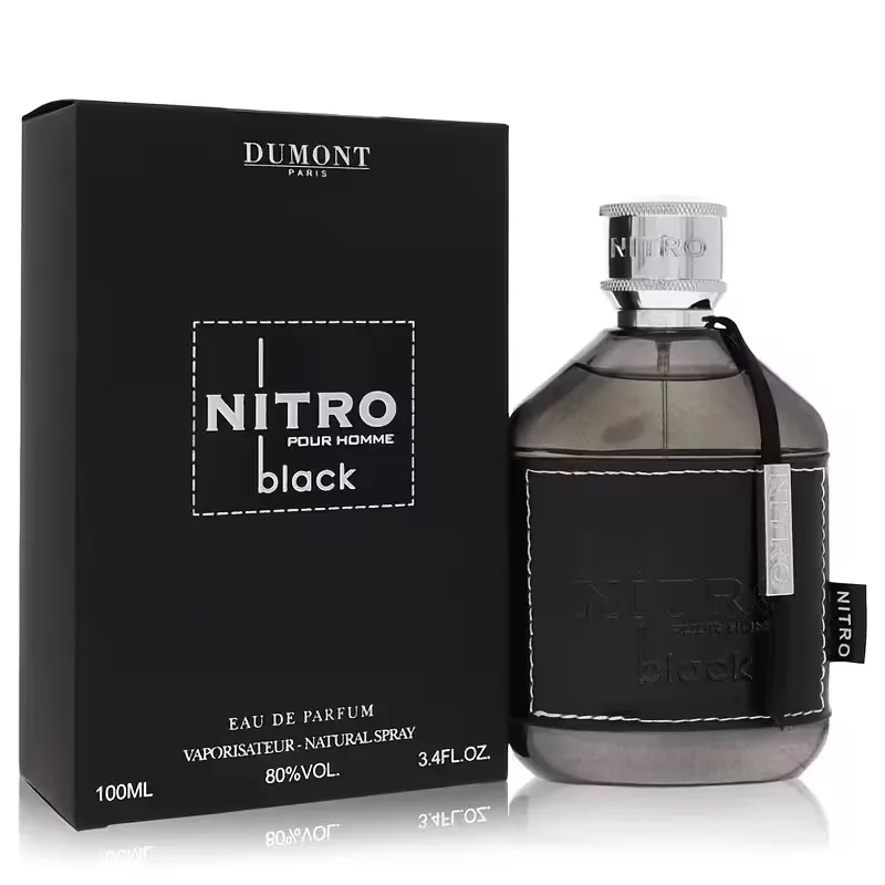 Dumont Nitro Black Eau De Parfum for Men - Arabian-Fragrance with Fruity Woody Floral Scent Dumont Nitro Black Eau De Parfum for Men - Arabian-Fragrance with Fruity Woody Floral Scent
