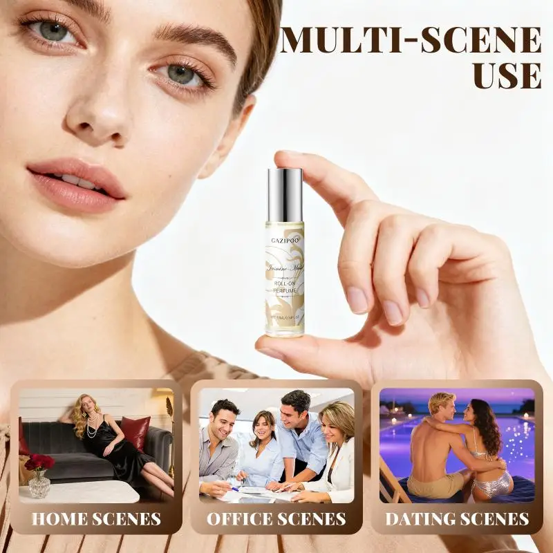 10ML Fragrance Oil Roll On Perfume Fresh Elegant Flower Scent Lasting Fragrance Dating Daily Use