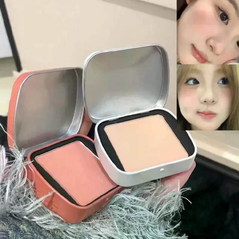 HERORANGE Delicate Smooth Blush Square Iron Box Monochrome Blush Cream Color Natural Rouge Blush Mud HERORANGE Delicate Smooth Blush Square Iron Box Monochrome Blush Cream Color Natural Rouge Blush Mud