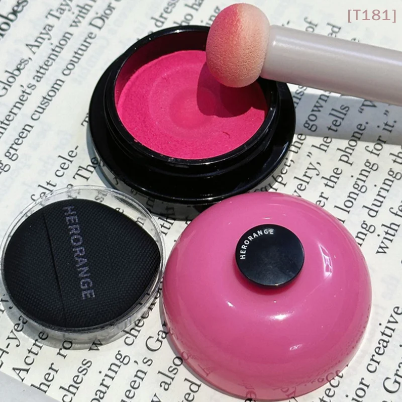 HERORANGE Monochrome Matte Cream Blush Waterproof Long-Lasting Cheek Color, Blendable Buildable Formula For Natural Matte Finish HERORANGE Monochrome Matte Cream Blush Waterproof Long-Lasting Cheek Color, Blendable Buildable Formula For Natural Matte Finish